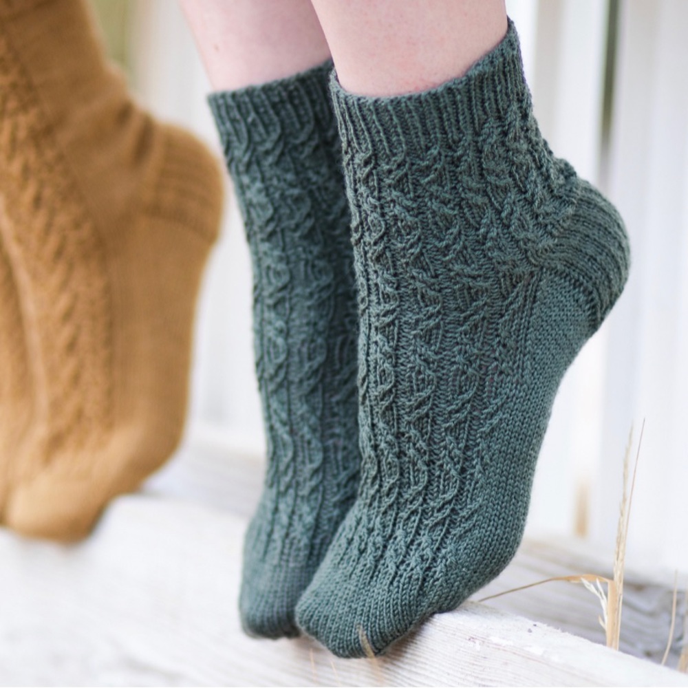 Hand knit socks